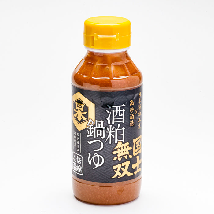 高砂酒造×日本醤油工業コラボ　酒粕鍋つゆ200ml(4倍濃縮タイプ)　(冬期限定品)　9/1発売予定